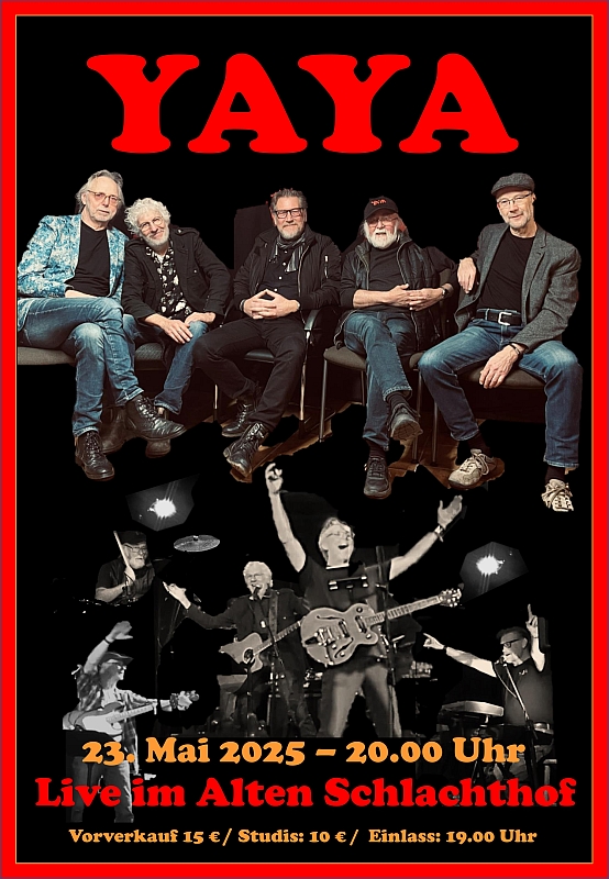 Plakat YAYA Alter Schlachthof 05 2025 single version