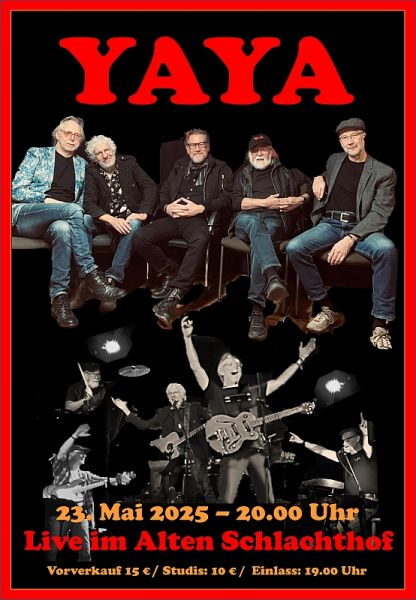 Plakat YAYA Alter Schlachthof 05 2025 single version